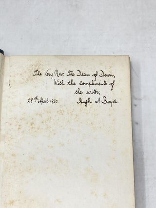 A HISTORY OF THE CHURCH OF IRELAND IN RAMOAN COUNTY (SIGNED)