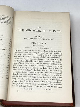 THE LIFE AND WORK OF ST. PAUL (TWO VOLUMES, COMPLETE); (With Coloured Maps)