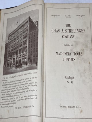 THE CHAS. A. STRELINGER COMPANY CATALOGUE NO. 30.: MACHINERY, TOOLS, SUPPLIES