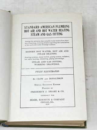 STANDARD AMERICAN PLUMBING HOT AIR AND HOT WATER HEATING STEAM AND GAS FITTING