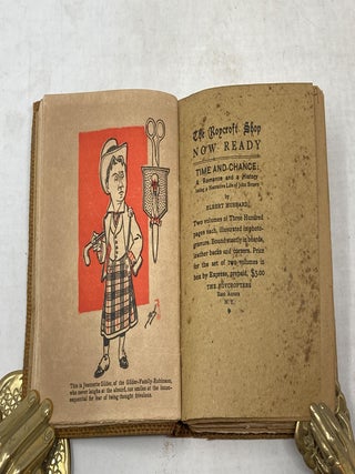 THE PHILISTINE: A PERIODICAL OF PROTEST (ROYCROFTERS) DEC. 1899 TO MAY 1900 (with laid in note in Elbert Hubbard's hand)