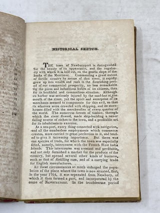 THE HISTORY AND PRESENT STATE OF THE TOWN OF NEWBURYPORT (ASSOCIATION COPY)