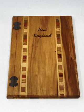 Item #88538 THE NEW ENGLAND COOK BOOK OF FINE OLD RECIPES (IN CUSTOM WOODEN BOARDS). Kay Morrow