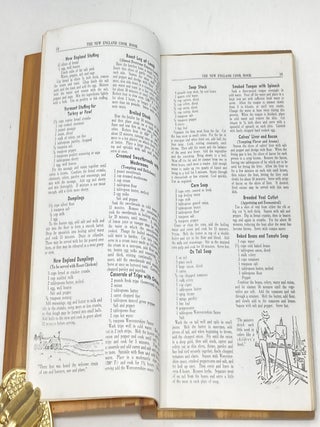 THE NEW ENGLAND COOK BOOK OF FINE OLD RECIPES (IN CUSTOM WOODEN BOARDS)