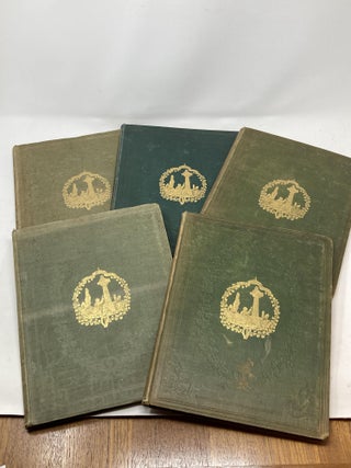 THE SCENERY AND ANTIQUITIES OF IRELAND. ILLUSTRATED IN ONE HUNDRED AND TWENTY ENGRAVINGS, FROM DRAWINGS BY W.H. BARTLETT, WITH HISTORICAL AND DESCRIPTIVE TEXT (COMPLETE IN FIVE VOLUMES)