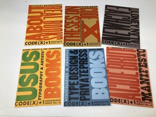 CODE (X) + 1: MANIFESTOS : MONOGRAPH SERIES 1-6