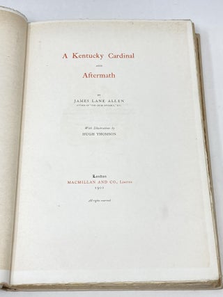 A KENTUCKY CARDINAL AND AFTERMATH (LARGE PAPER EDITION)