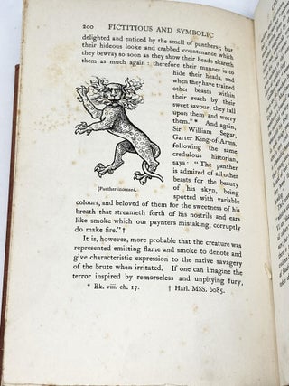 FICTITIOUS & SYMBOLIC CREATURES IN ART WITH SPECIAL REFERENCE TO THEIR USE IN BRITISH HERALDRY; Illustrated