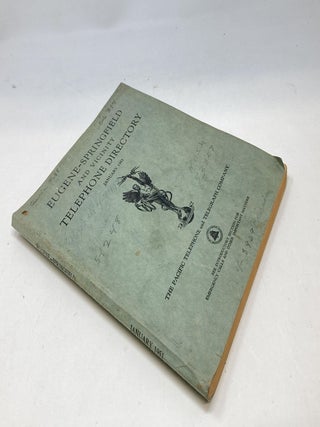 EUGENE-SPRINGFIELD AND VICINITY TELEPHONE DIRECTORY JANUARY 1951