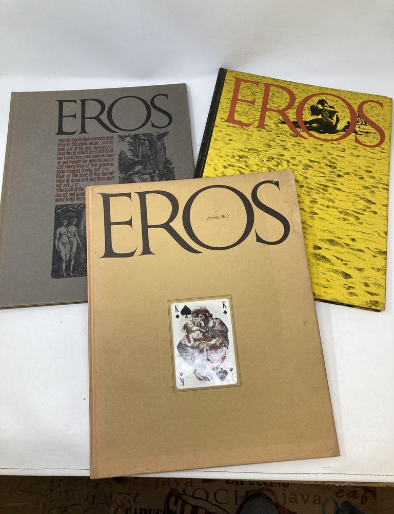 Item #88755 EROS MAGAZINE (VOLUMES 1,2 AND 4). Ralph Ginzberg.