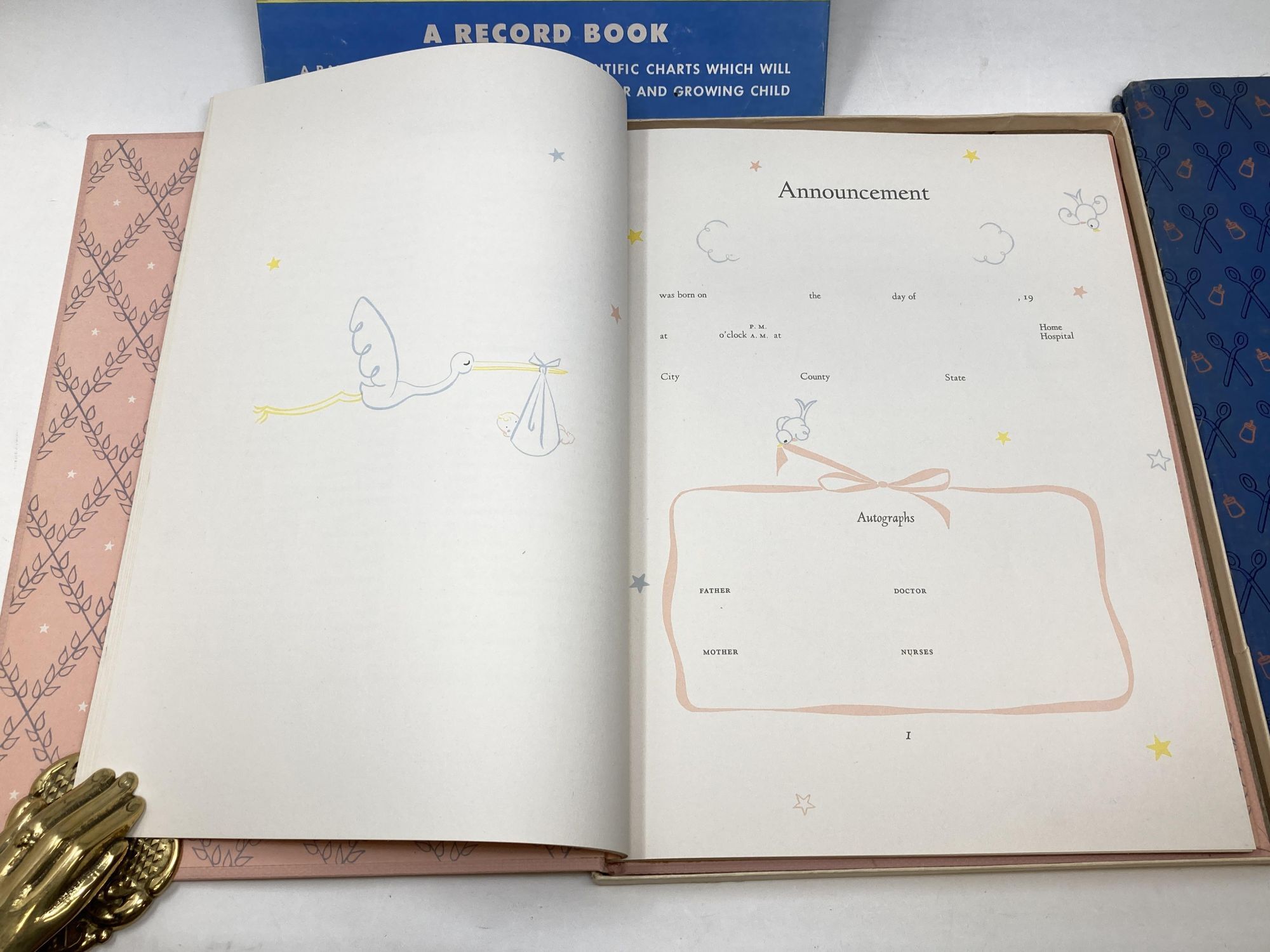 OUR BABY'S FIRST SEVEN YEARS: A BABY RECORD BOOK INCLUDING SCIENTIFIC ...