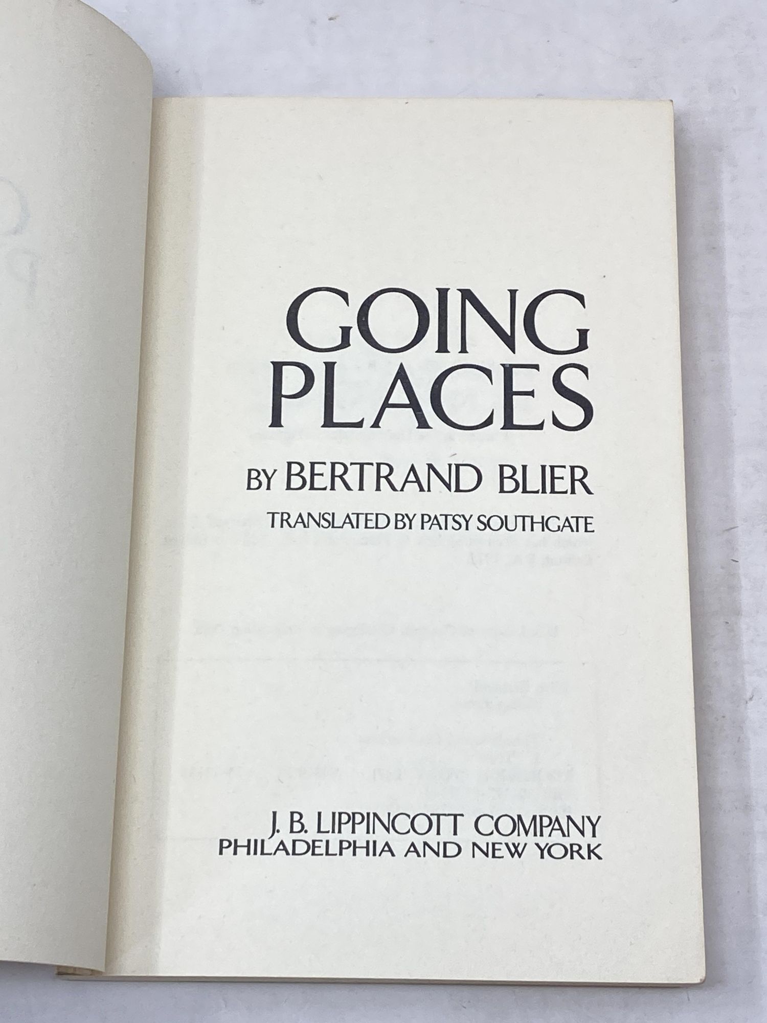 GOING PLACES | Bertrand Blier