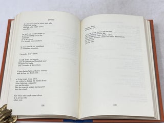 BURNING IN WATER DROWNING IN FLAME: SELECTED POEMS 1955-1973 (SIGNED)