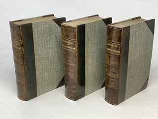 THE COMEDIES, TRAGEDIES, HISTORIES AND POEMS OF SHAKESPEARE: (3 VOLUMES); THE TEXT OF THE OXFORD EDITION PREPARED BY; W.J. CRAIG; WITH A GENERAL INTRODUCTION BY ALGERNON CHARLES SWINBURNE; INTRODUCTORY STUDIES OF THE SEVERAL PLAYS BY EDWARD DOWDEN AND A FULL GLOSSARY