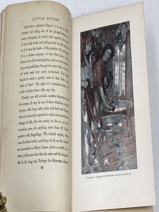 LITTLE RIVERS : A BOOK OF ESSAYS IN PROFITABLE IDLENESS; Cover Design by Margaret Neilson Armstrong and Illustrations by F.V. DuMond